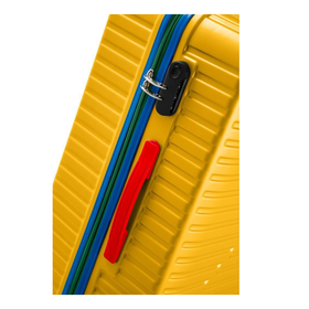 Louisiana Polo 1088 Sarı %100 Polikarbon 4x2 Teker Orta Boy Valiz