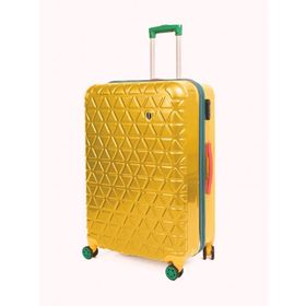 Louisiana Polo 1089 Polikarbon 4x2 Teker Büyük Boy Sarı Valiz