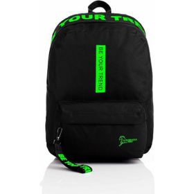 Louisiana Polo 1140 Siyah-Yeşil Be Your Trend Laptop Bölmeli Okul Çantası