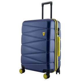 Louisiana Polo 1164 Büyük Boy 4x2 Teker Mavi Valiz