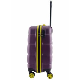 Louisiana Polo 1164 Büyük Boy 4x2 Teker Mor Valiz