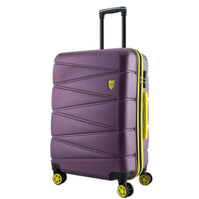 Louisiana Polo 1164 Mor 4x2 Teker Büyük ve Kabin Boy 2'li Valiz Seti