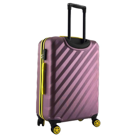 Louisiana Polo 1165 Rose 4x2 Teker Büyük ve Orta Boy 2'li Valiz Seti