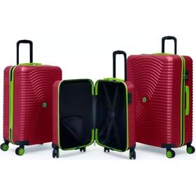 Louisiana Polo 1169 Bordo Büyük Orta ve Kabin Boy 3'lü Valiz Seti