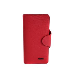 Louisiana Polo 2644 Kırmızı Grande Hakiki Deri Unisex Cüzdan