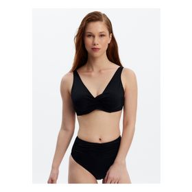 Louren LRN23YMM8527 Siyah Kadın Bikini Üst