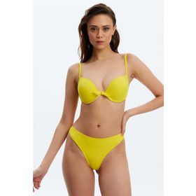 Louren MM8502 Sarı Push Up Kadın Bikini Üstü