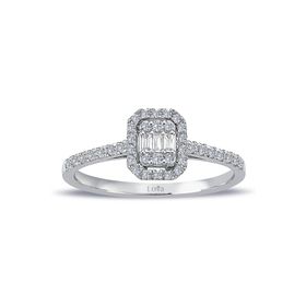 Lova 1010346 0,25 Karat Baget Pırlanta Yüzük