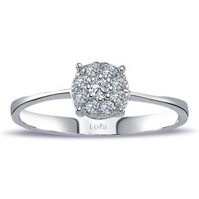 Lova 1010414 0,80 Karat Tektaş Görünümlü Pırlanta Yüzük
