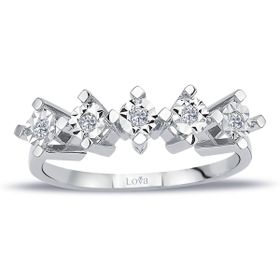 Lova 1020450 0,60 Karat Efektli Pırlanta Beştaş Yüzük