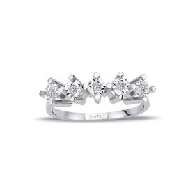 Lova 1020450 0,60 Karat Efektli Pırlanta Beştaş Yüzük