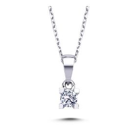 Lova 2010001 0,13 Karat Pırlanta Tektaş Kolye