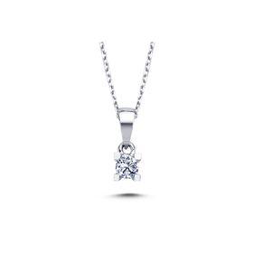 Lova 2010001 0,13 Karat Pırlanta Tektaş Kolye