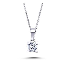 Lova 2010003 0,26 Karat Pırlanta Tektaş Kolye