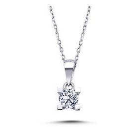 Lova 2010003 0,26 Karat Pırlanta Tektaş Kolye
