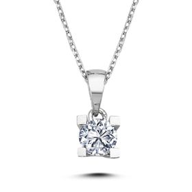 Lova 2010004 0,40 Karat Pırlanta Tektaş Kolye