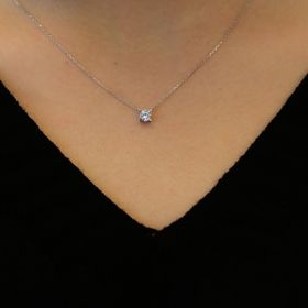 Lova 2030015 0,33 Karat Pırlanta Tektaş Kolye