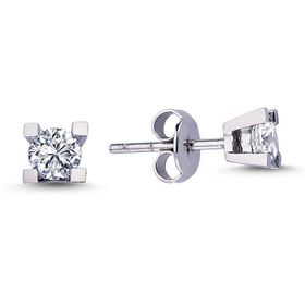Lova 3010003 0,52 Karat Pırlanta Tektaş Küpe