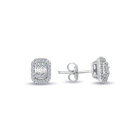 Lova 3010046 0,33 Karat Baget Pırlanta Küpe