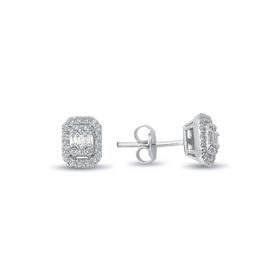 Lova 3010046 0,33 Karat Baget Pırlanta Küpe