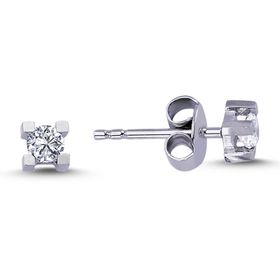 Lova 3030002 0,22 Karat Pırlanta Tektaş Küpe