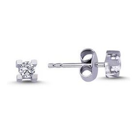 Lova 3030002 0,22 Karat Pırlanta Tektaş Küpe