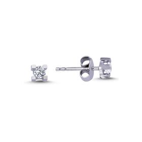 Lova 3030002 0,22 Karat Pırlanta Tektaş Küpe