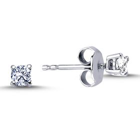 Lova 3030009 0,22 Karat Pırlanta Tektaş Küpe