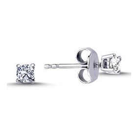 Lova 3030009 0,22 Karat Pırlanta Tektaş Küpe