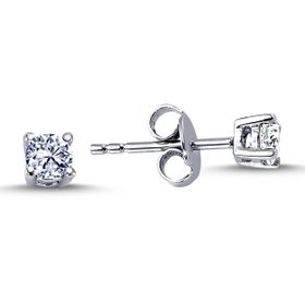 Lova 3030010 0,34 Karat Pırlanta Tektaş Küpe