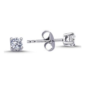 Lova 3030010 0,34 Karat Pırlanta Tektaş Küpe