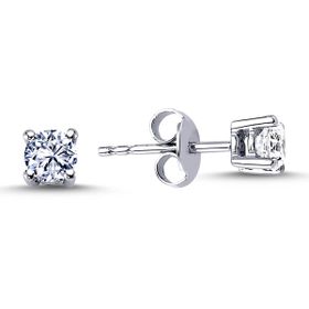Lova 3030011 0,48 Karat Pırlanta Tektaş Küpe