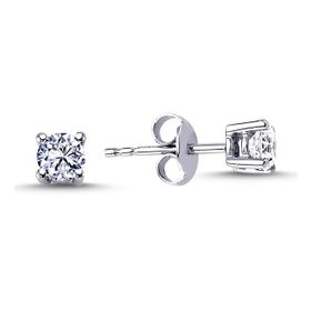 Lova 3030011 0,48 Karat Pırlanta Tektaş Küpe