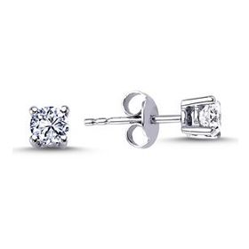 Lova 3030011 0,48 Karat Pırlanta Tektaş Küpe