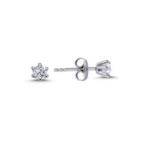 Lova 3030013 0,28 Karat Pırlanta Tektaş Küpe