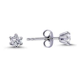 Lova 3030013 0,28 Karat Pırlanta Tektaş Küpe