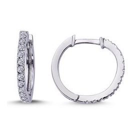 Lova 3030015 Pırlantalı Halka Küpe
