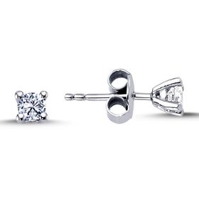 Lova 3040008 0,26 Karat Pırlanta Tektaş Küpe