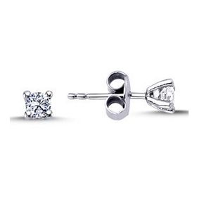 Lova 3040008 0,26 Karat Pırlanta Tektaş Küpe