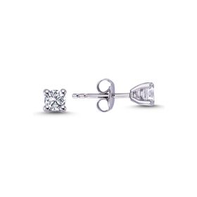 Lova 3040009 0,42 Karat Pırlanta Tektaş Küpe