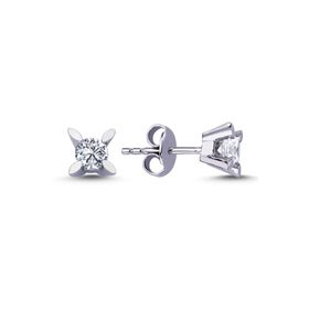 Lova 3040012 0,40 Karat Pırlanta Tektaş Küpe
