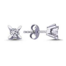 Lova 3040012 0,40 Karat Pırlanta Tektaş Küpe
