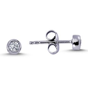 Lova 3040017 0,14 Karat Pırlanta Tektaş Küpe
