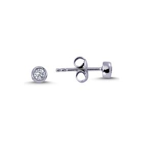 Lova 3040017 0,14 Karat Pırlanta Tektaş Küpe
