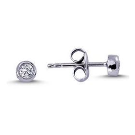 Lova 3040017 0,14 Karat Pırlanta Tektaş Küpe