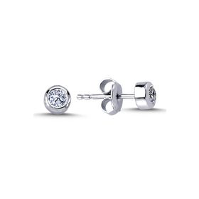 Lova 3040018 0,20 Karat Pırlanta Tektaş Küpe