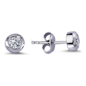 Lova 3040019 0,32 Karat Pırlanta Tektaş Küpe