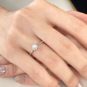 Lova Pırlanta 1010055-20 Toplam 0.46 Karat Tektaş Pırlanta Yüzük