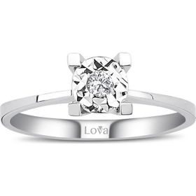 Lova Pırlanta 1040103-19 0.60 Karat Efektli Tektaş Pırlanta Yüzük