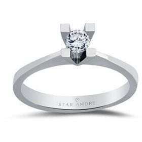 Lova Pırlanta 1050101-17 Toplam 0.17 Karat Pırlanta Tektaş Yüzük